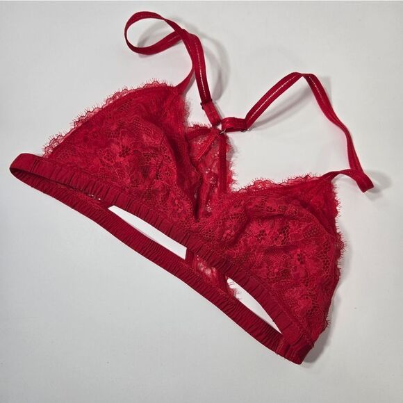 aerie red lace bra - Picture 4 of 12